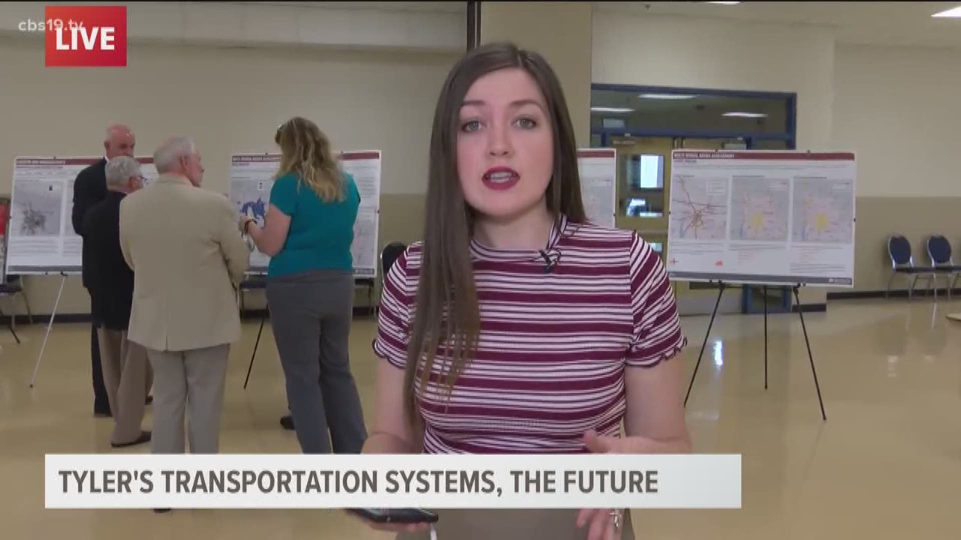 The Tyler-Area Metropolitan Planning Organization held an open-house to show the outlook for traffic and transportation in the city over the next quarter-century.