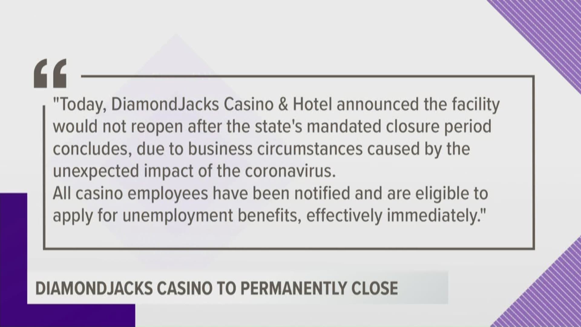 The move comes just days after multiple Shreveport-Bossier City casinos announced they would reopen on Monday, May 18.