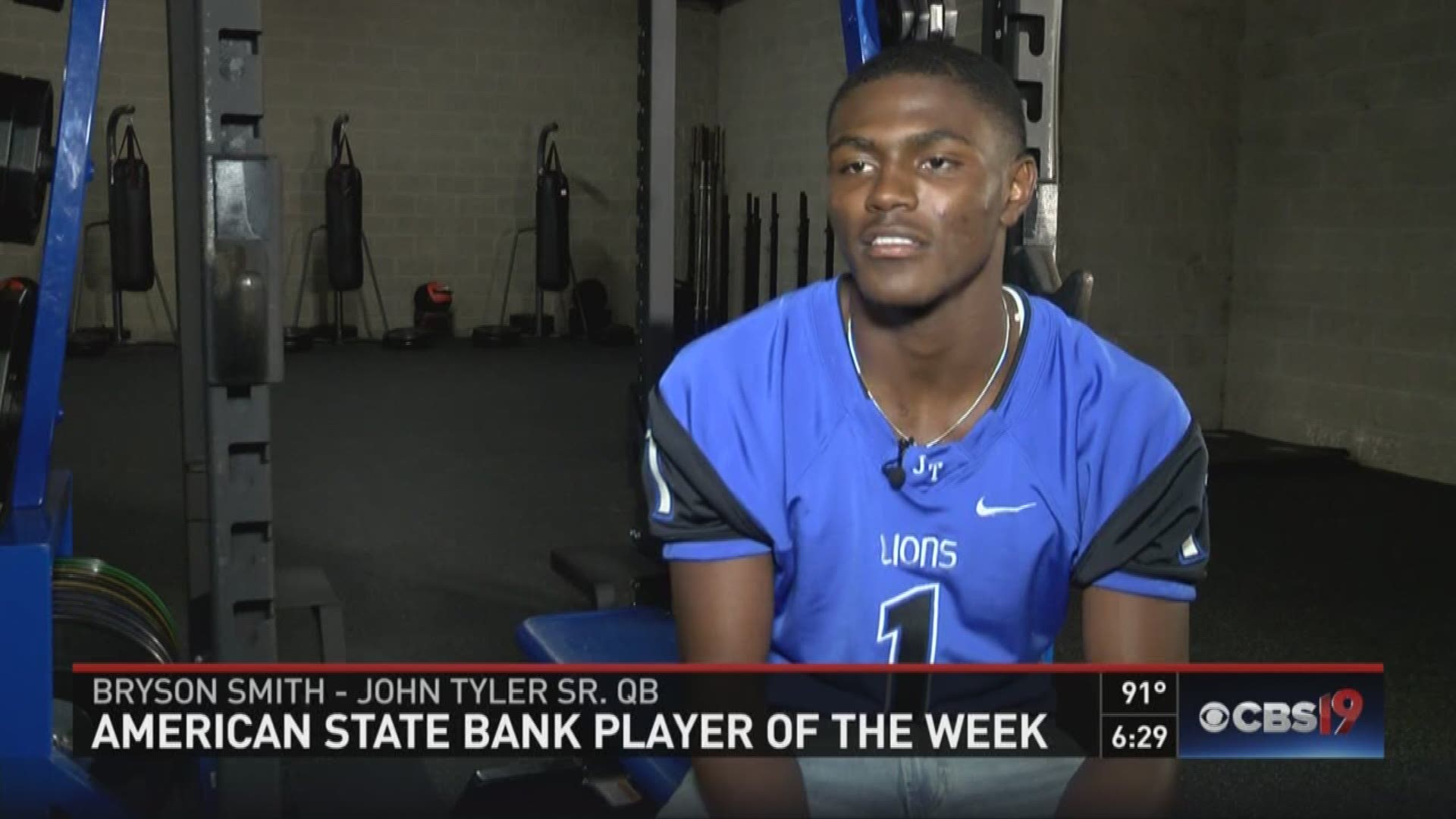 2016 Week 4 American State Bank Player of the Week: Bryson Smith