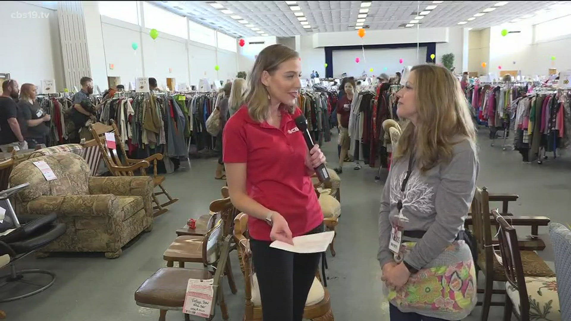 Over 1,400 East Texas families are putting their gently used items up for sale during the Children's Clothing Consignment. Event Coordinator Tess Murphy explains.