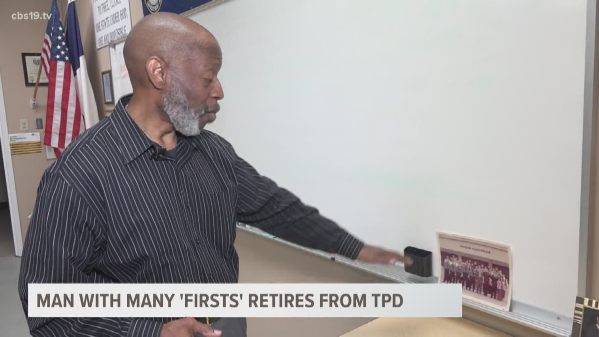 Herbert Hayter, the first African American supervisor with the Tyler Police Department announced his retirement.