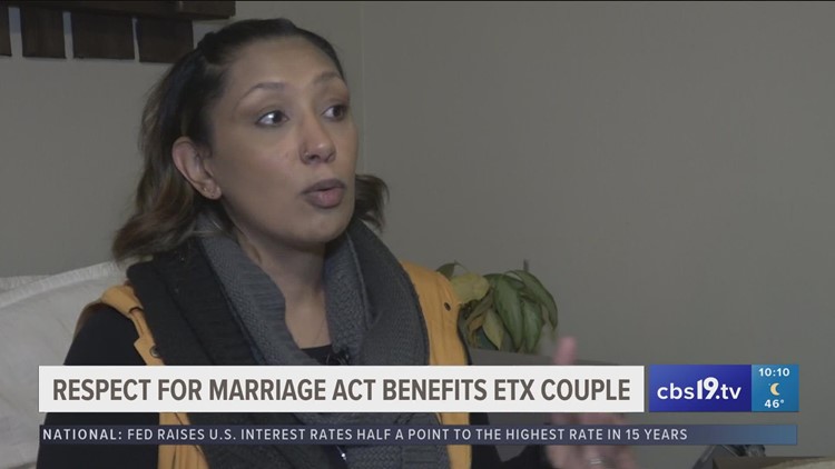 Respect for Marriage Act benefits ETX couple cbs19