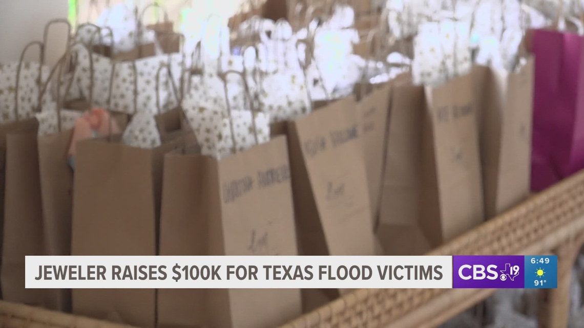 Jeweler raises $100k for Hill Country flood victims