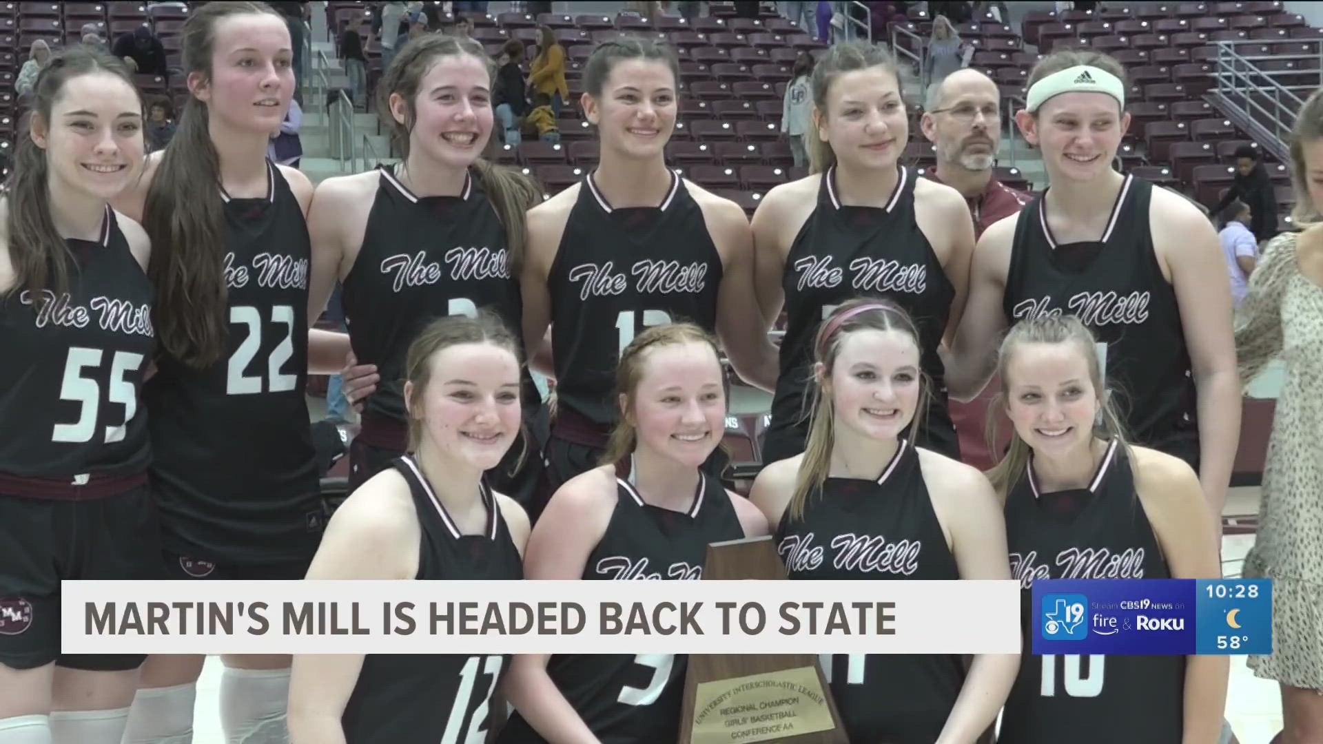 For the 17th time in program history, the Martin's Mill Lady Mustangs basketball team is headed back to the state tournament