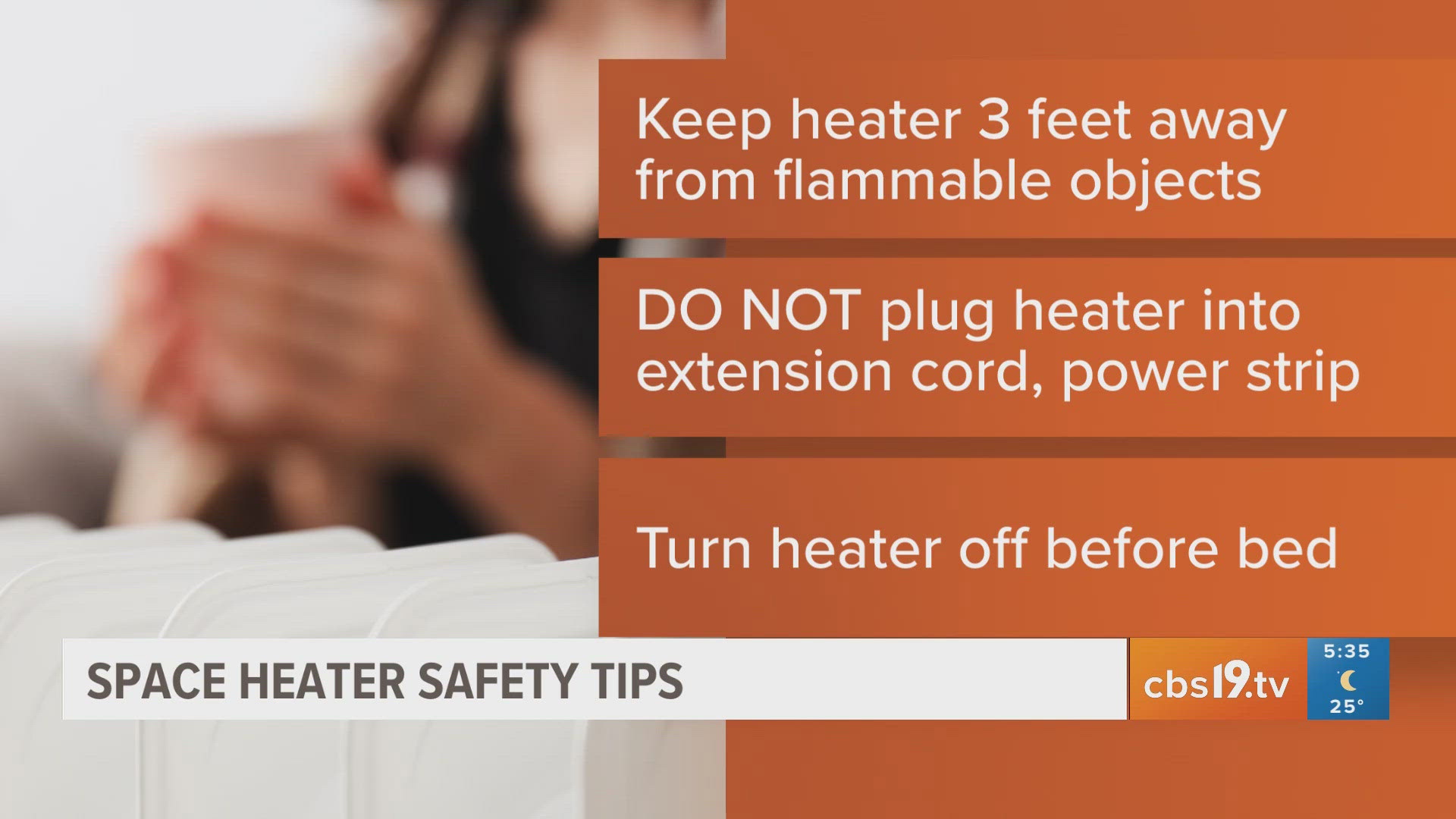 How to use your space heater safely | cbs19.tv