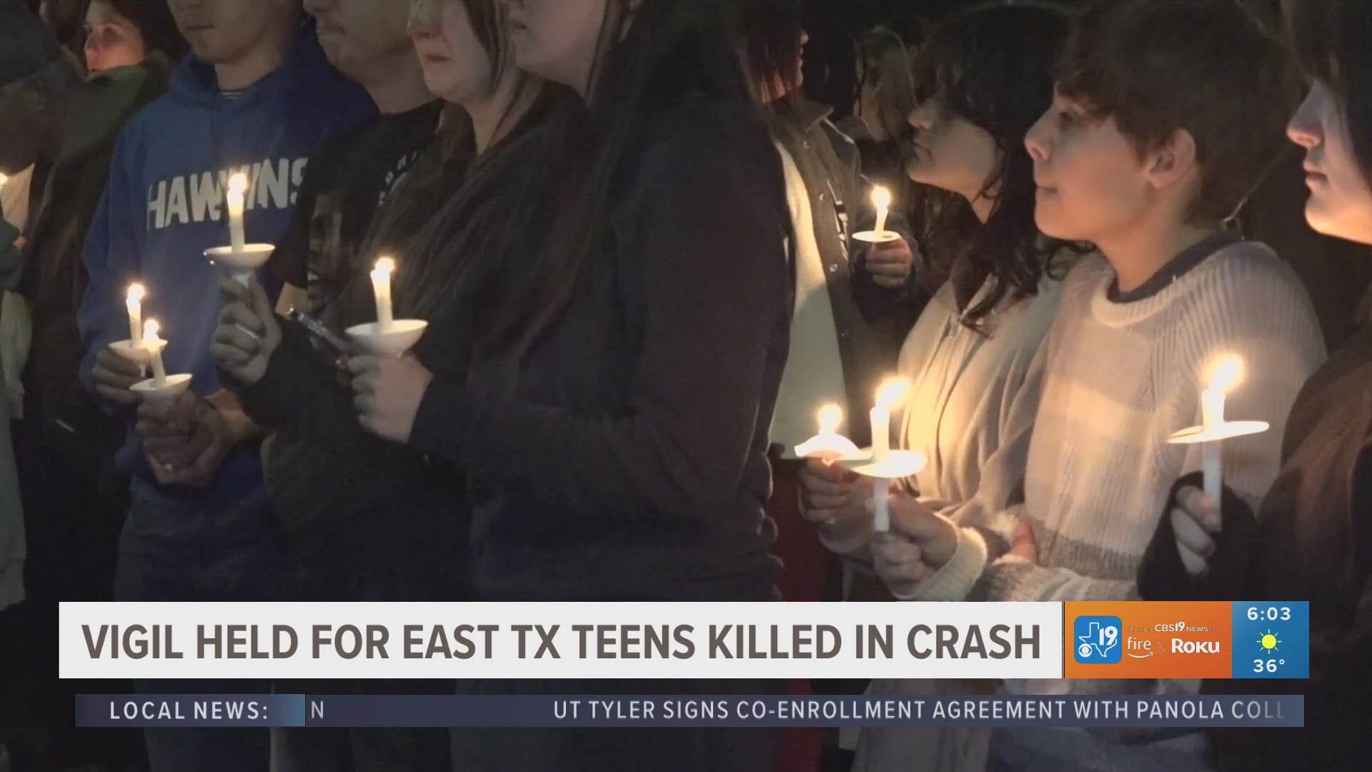 Classmates and loved ones gathered Wednesday  to pay their respects at a candlelight vigil and balloon release in honor of Carter Snider, 17 and Boston Wilson, 16.