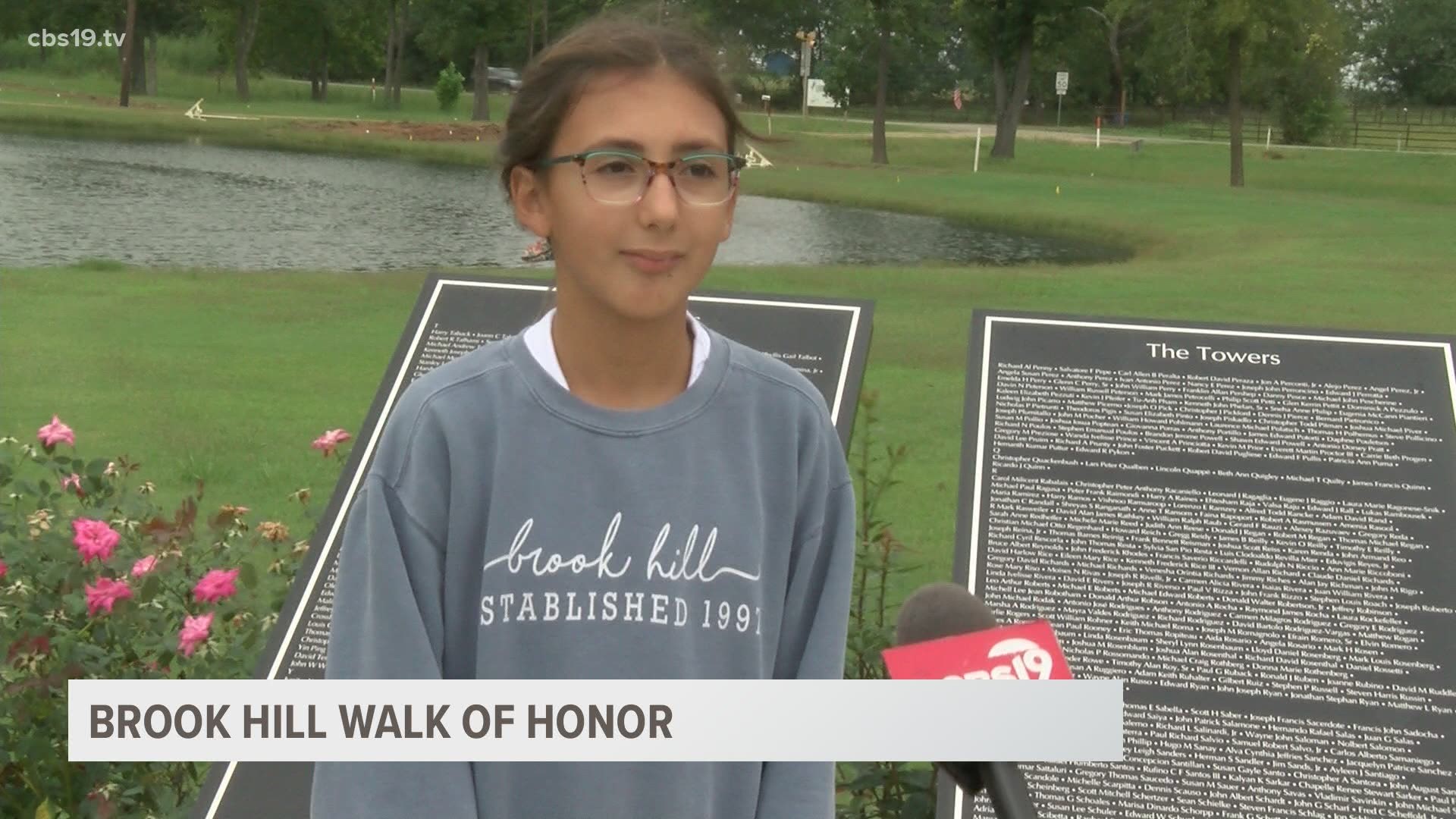 The Walk of Honor has 36 panels in a park-like setting paying tribute to defining moments of conflict in the 20th and 21st century.