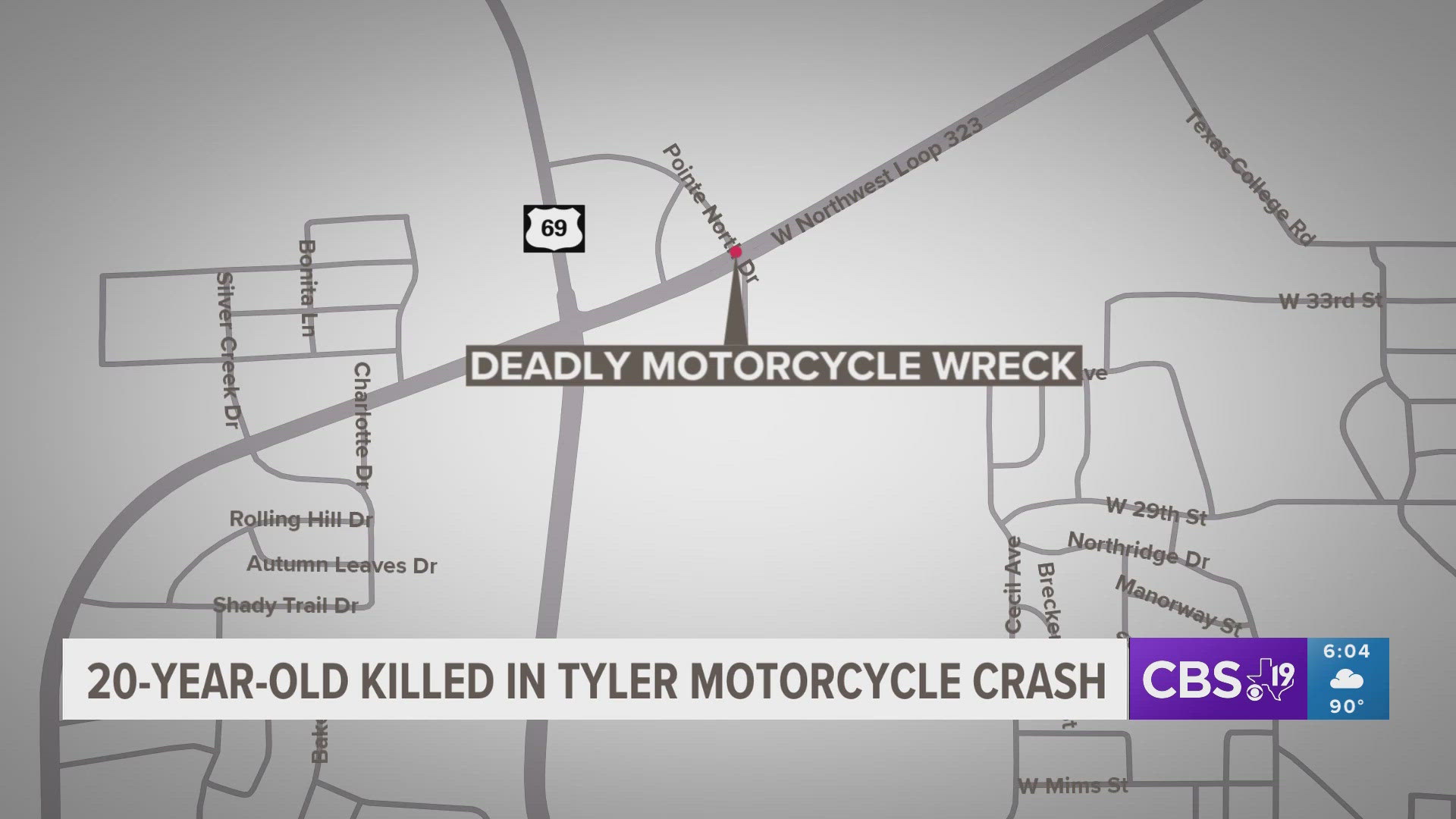 20-year-old killed in overnight motorcycle crash on Loop 323 in