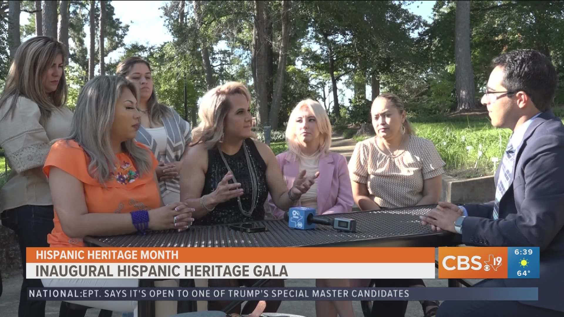 These women helped organize the inaugural Hispanic Heritage Gala which will take place inside the Tyler Rose Museum ballroom and will feature local artists