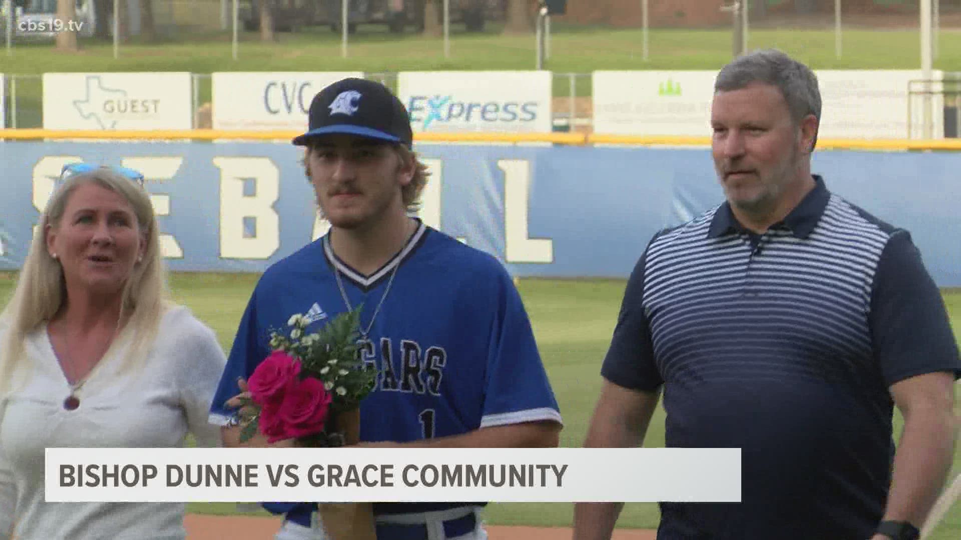 Grace Community High School took down Bishop Dunne 3-0 on Senior Night earning a shutout in the process.
