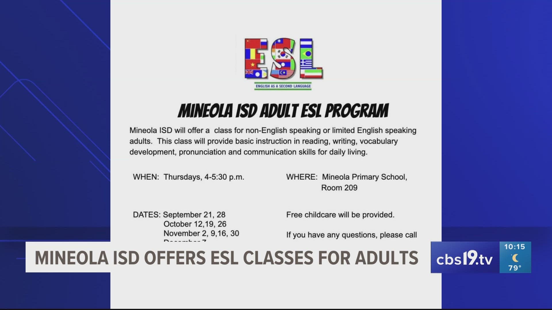 Mineola ISD offers English classes to Spanish-speaking parents to bridge language barriers
