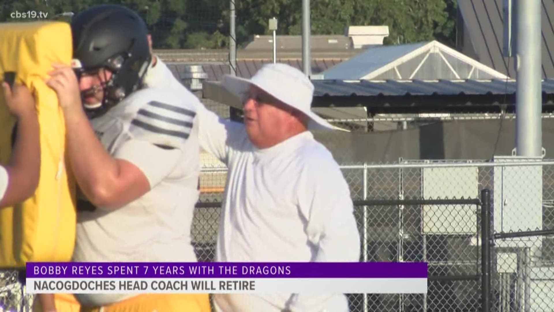 Nacogdoches football coach Bobby Reyes announced he will be retiring at the end of the school year.