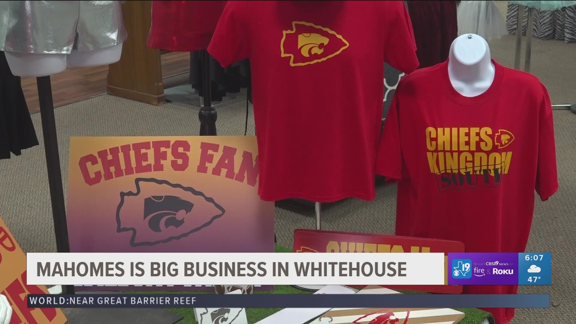 Another day closer to Super Bowl Sunday and for businesses in Whitehouse, this means more sales.