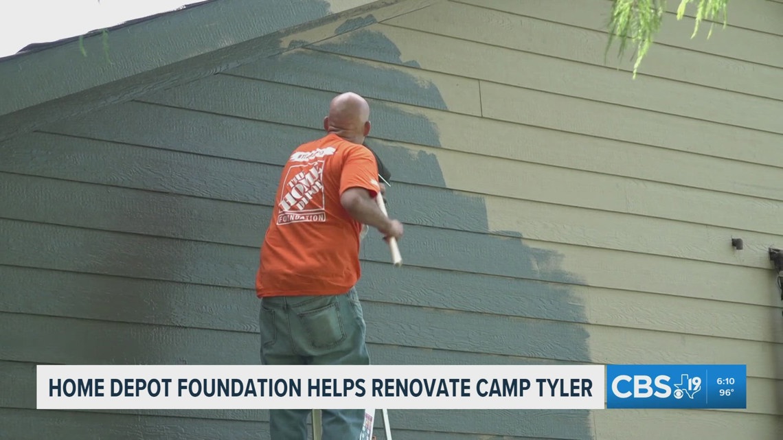 Camp Tyler receives major renovation thanks to Home Depot Foundation volunteers