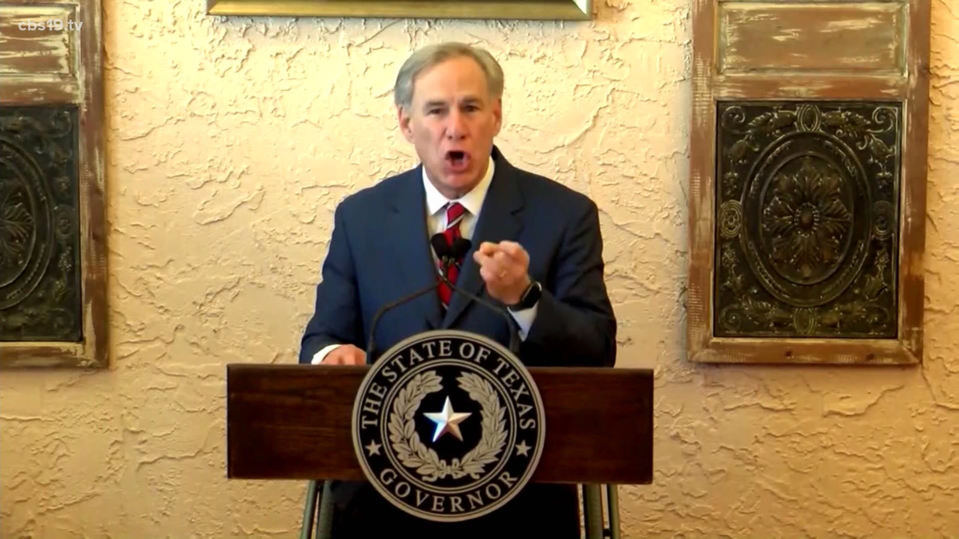 Gov. Greg Abbott announced effective March 10 at midnight, the state of Texas will open businesses 100% and the mask mandate will be lifted.