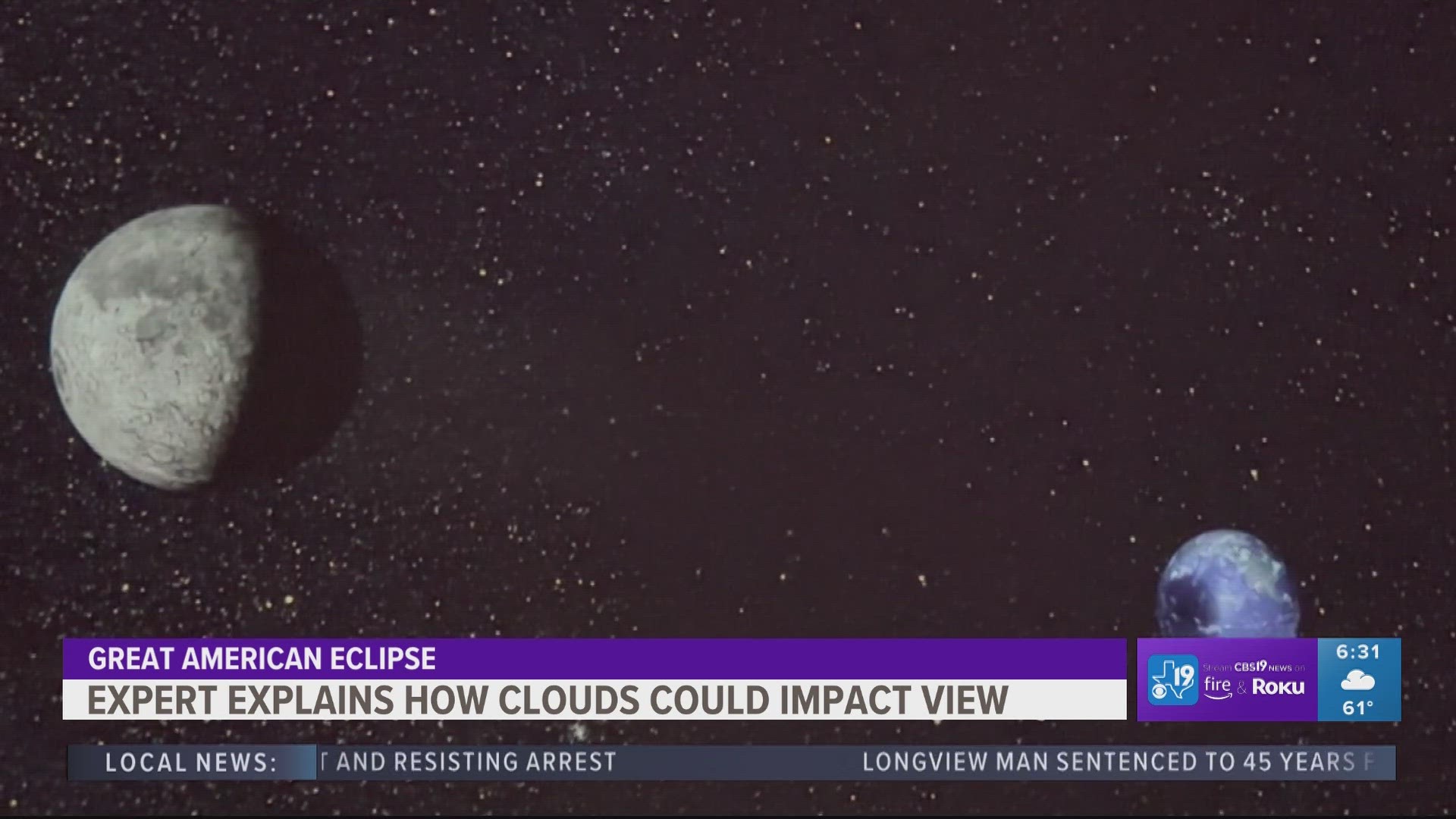 Expert gives advice ahead of possible cloudy forecast on day of solar eclipse