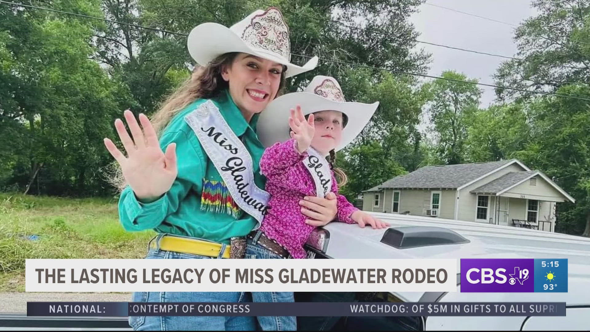 Miss Gladewater Rodeo Pageant leaves legacy of giving back cbs19.tv
