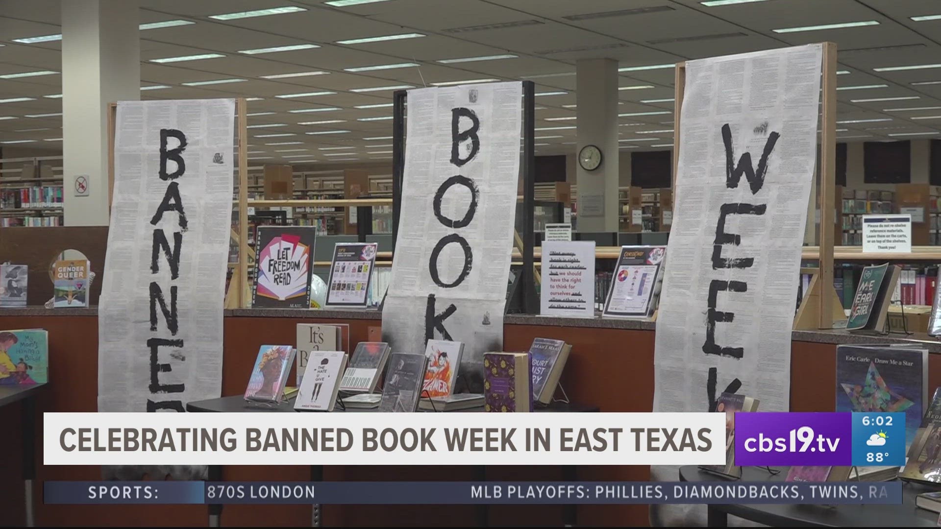 The Longview Public Library is celebrating banned book week by shining light on the public’s freedom to read.