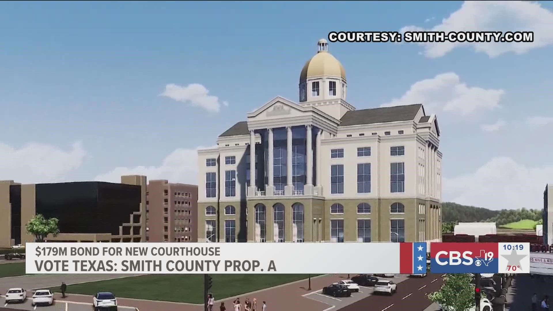 The courthouse will cost around $160 million. In addition to the new courthouse, a $19 million parking garage will also be constructed that holds 550 vehicles.