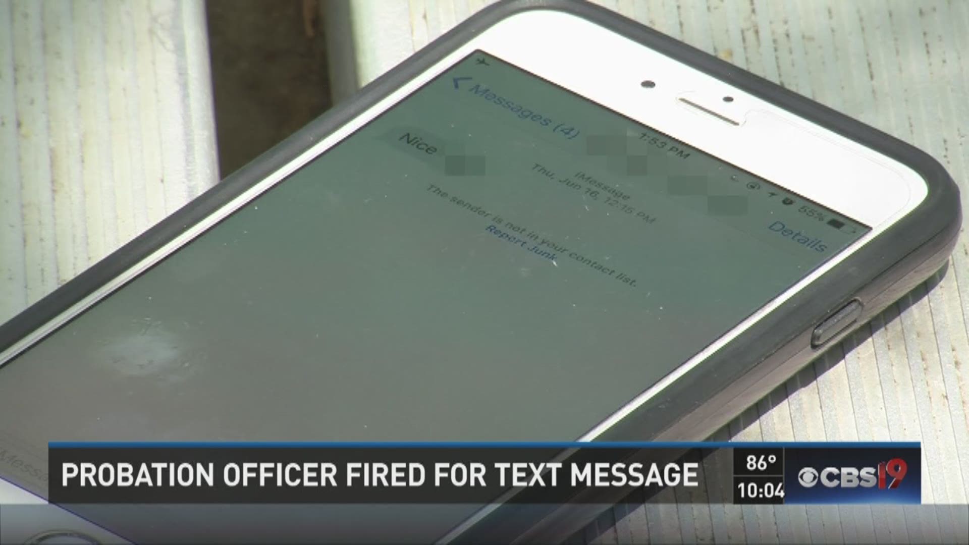 A Tyler woman on probation recently received an alarming text from an unknown number.