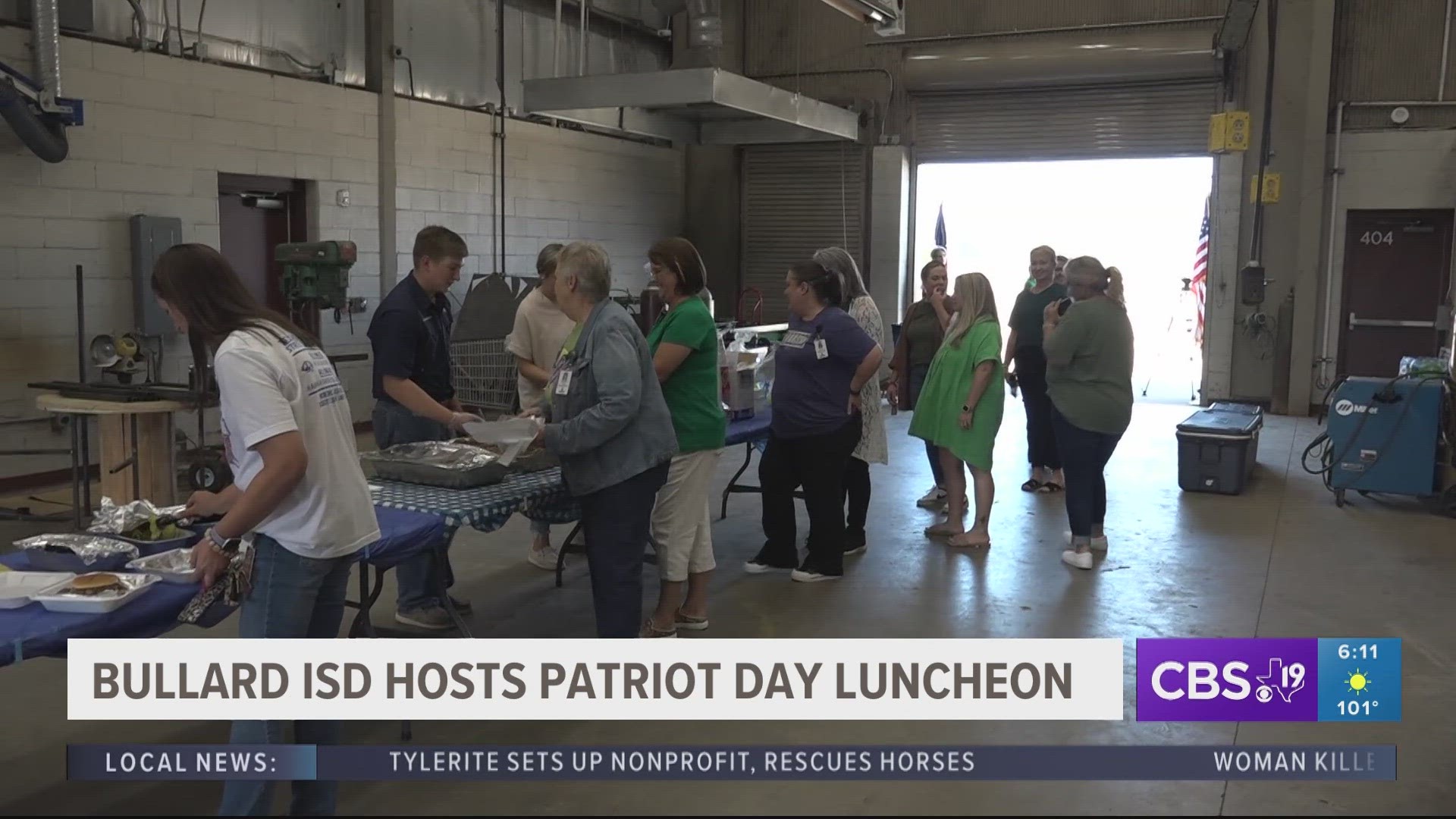 Bullard ISD served up barbecue plates with a big helping of gratitude at the annual Patriot Day luncheon.