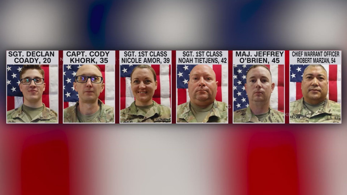 Trump, first lady, vice president attend dignified transfer of six U.S. service members killed in Kuwait