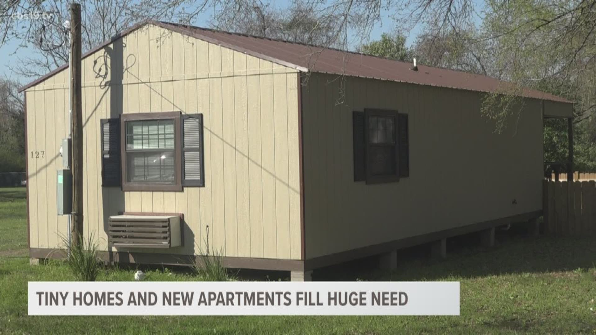 Tiny homes and new apartment complexes are hoping to help fill the need of a housing shortage in the city of Palestine.