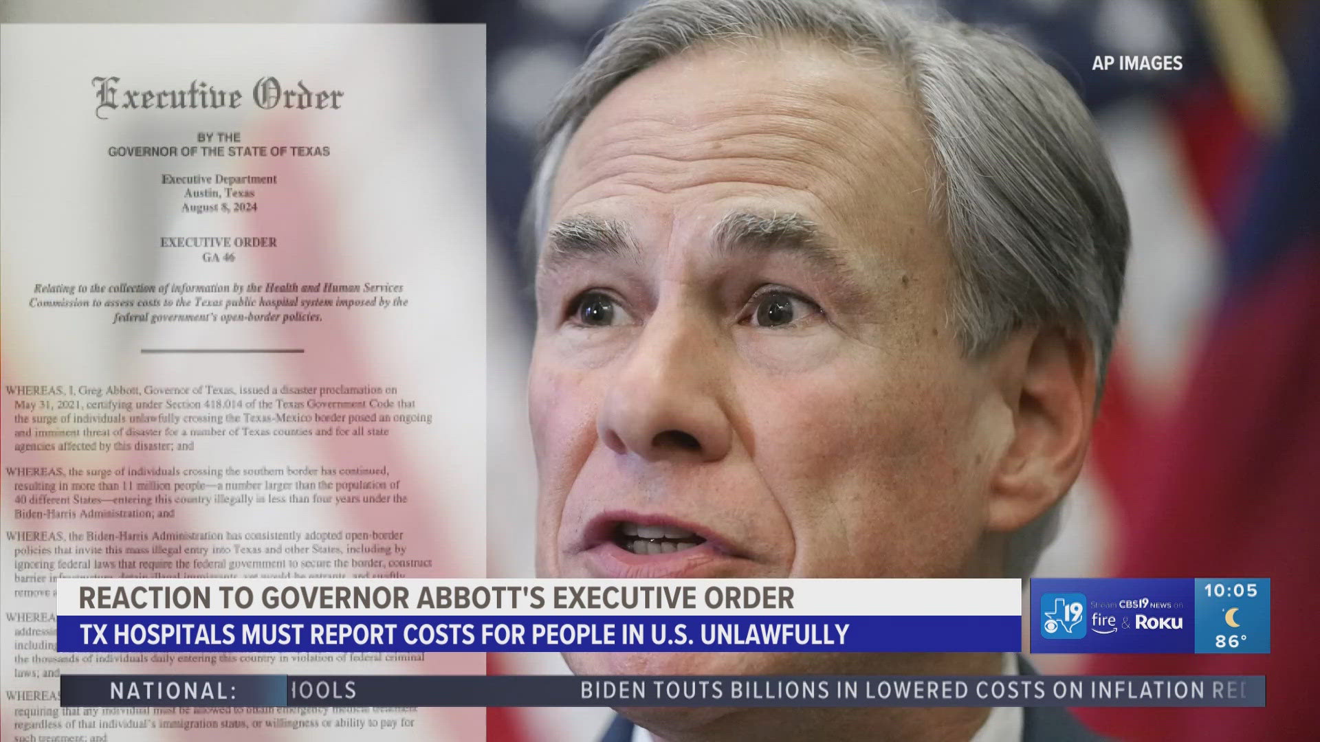 The data collected includes the cost of care, in an effort to get the federal government to pay the state for those costs.