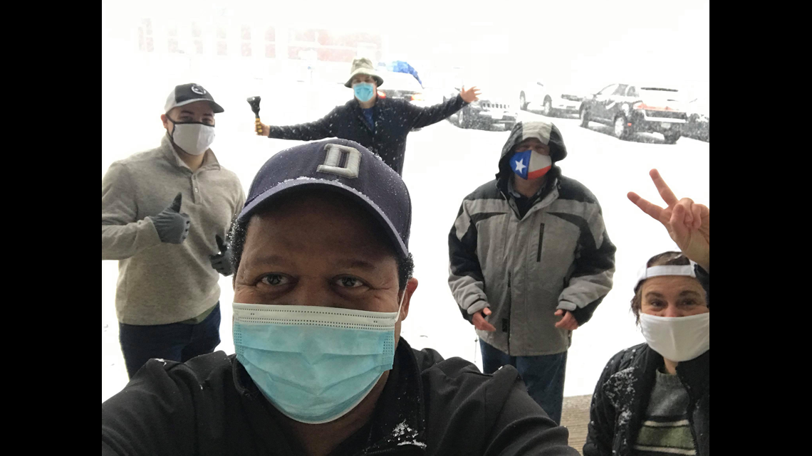 How many inches of snow did East Texas see? cbs19.tv