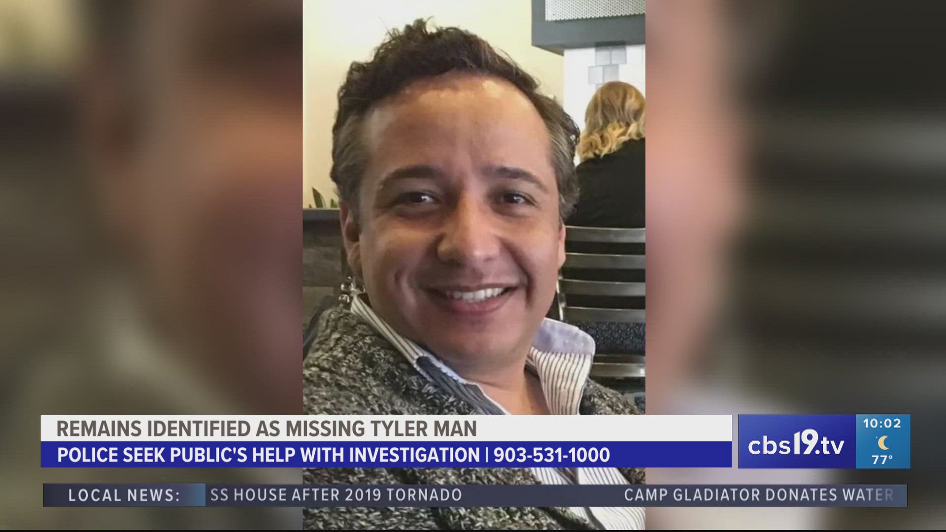 Jose Alejandro “Alex” Perez, 44, was last seen around 9 p.m. on April 26, at the Towne Oaks Apartments in Tyler.