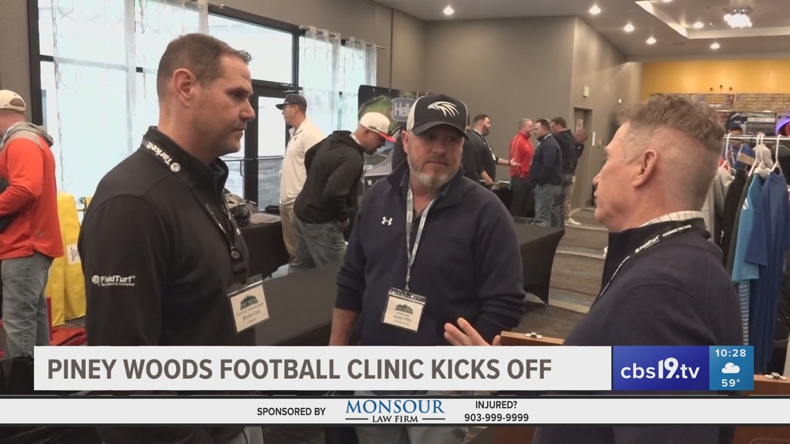 Jeff Riordan Piney Woods Football Clinic kicks off with presentation from Chapel ...