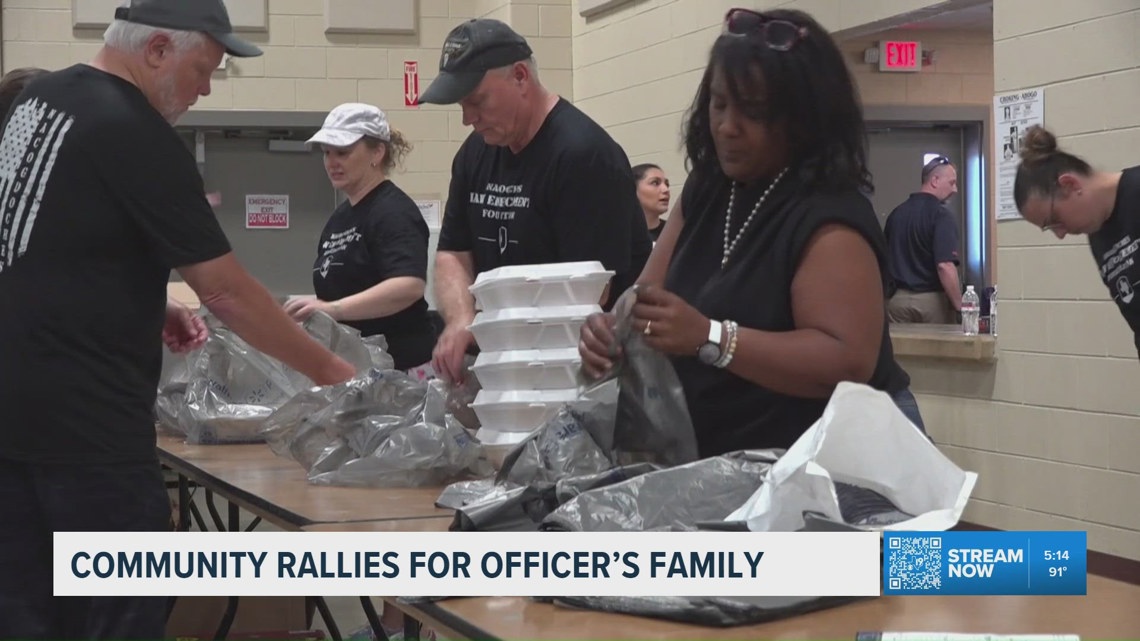 Nacogdoches community rallies with 'Back the Blue BBQ' to support officer's recovery