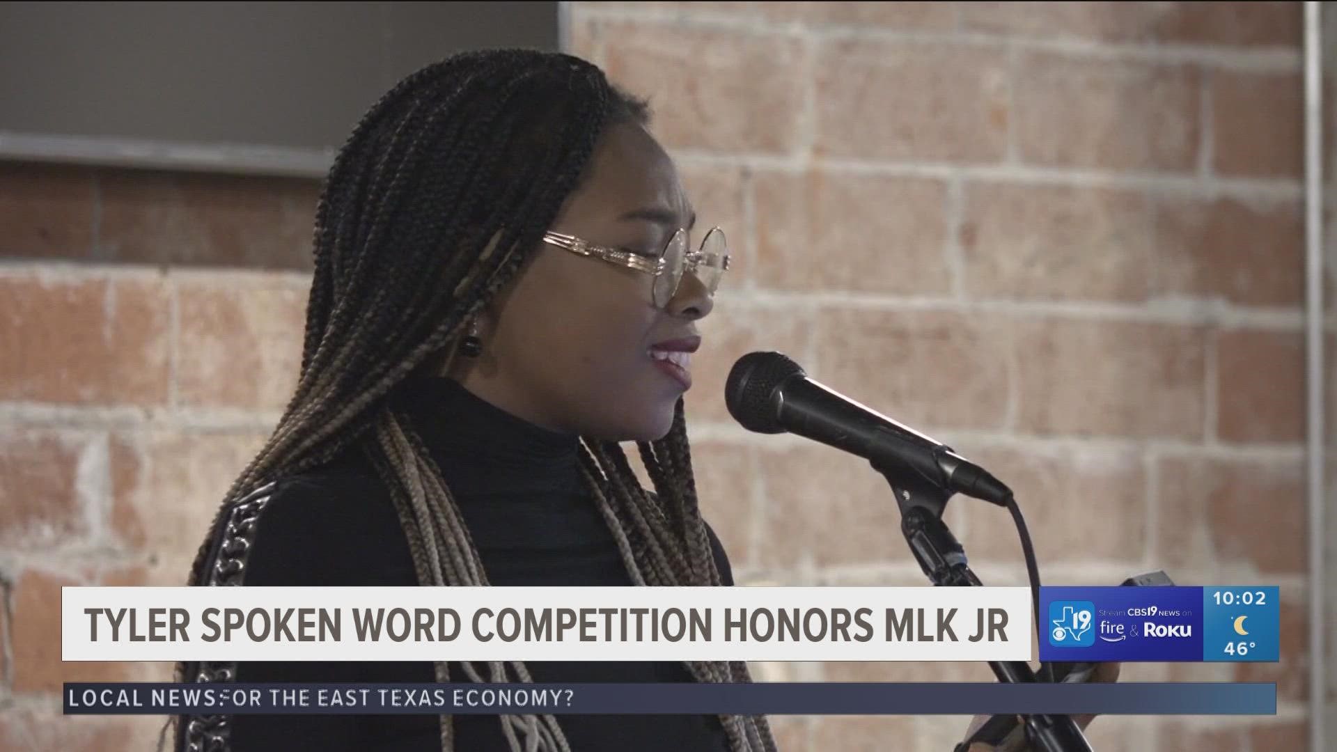 Tyler spoken word competition honors Martin Luther King Jr.