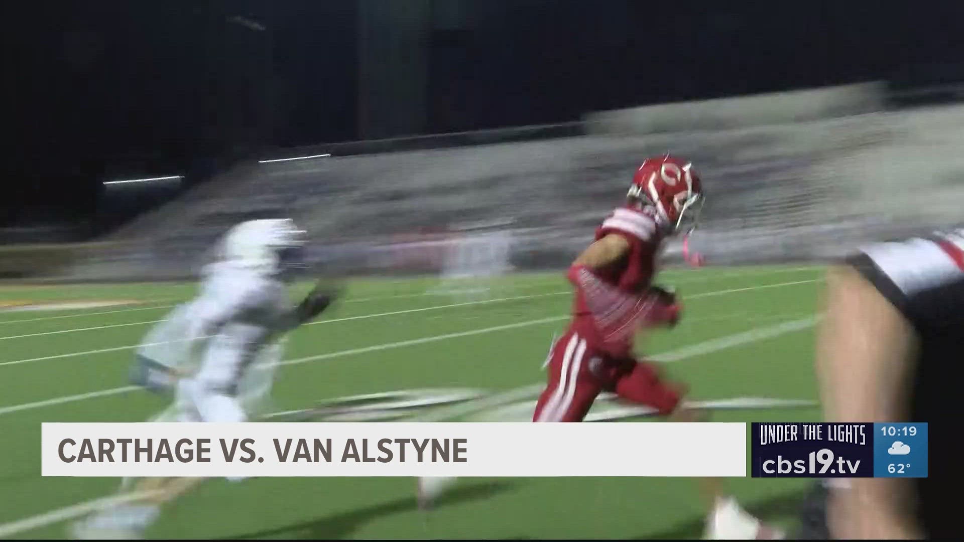 For more East Texas high school football action, visit https://www.cbs19.tv/under-the-lights.