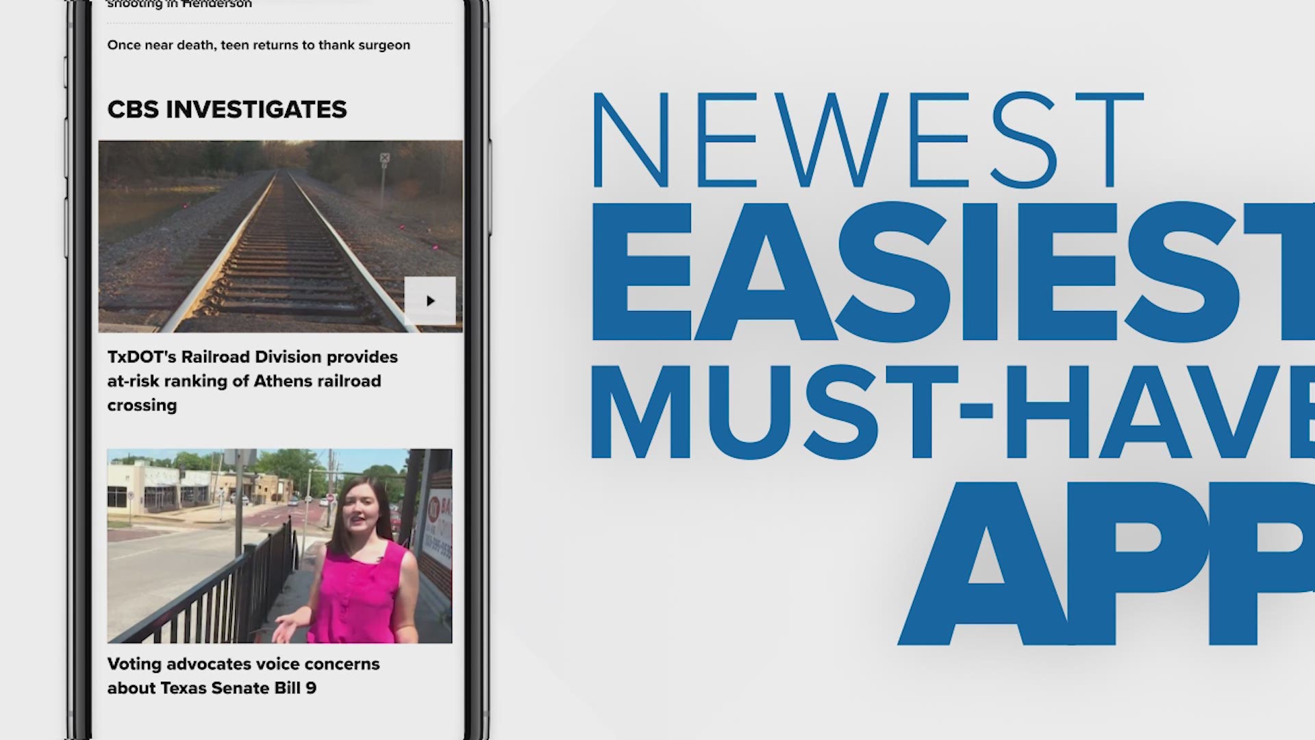 CBS19 is launching its brand news app. Download the app for the best local news in East Texas.