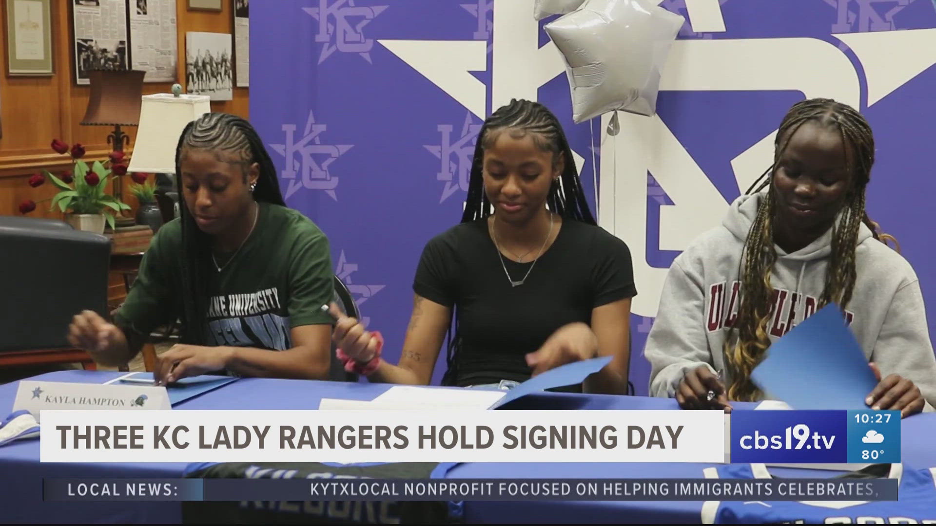 The women's basketball athletes put pen to paper to continue their careers, all at Division One mid-major programs.