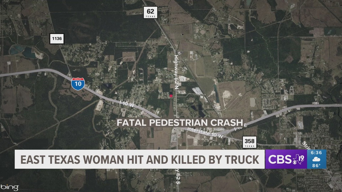 East Texas woman hit, killed by truck in gas station parking lot | cbs19.tv