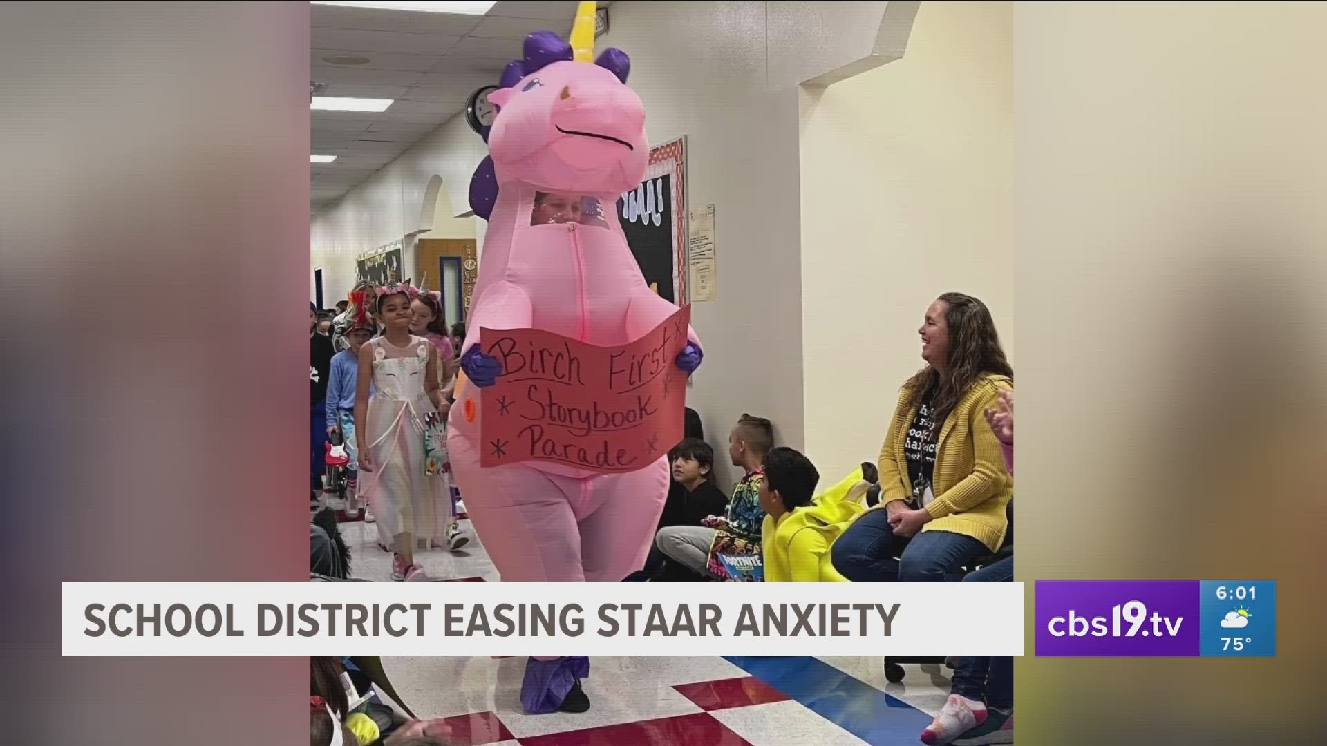 Pine tree isd hosts test day parades for staar test cbs19 tv