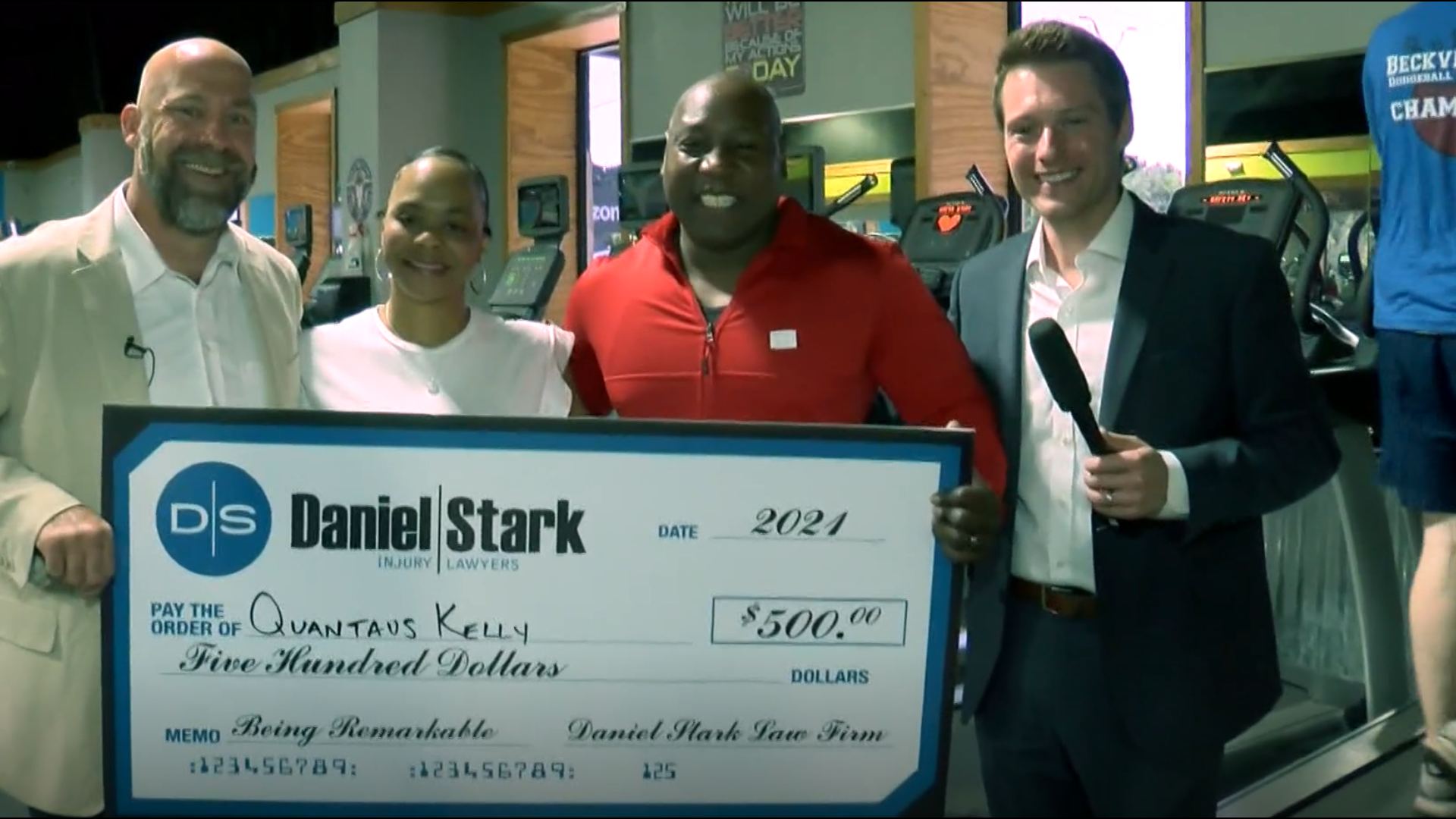 Quantaus Kelly is a fitness trainer who is doing remarkable work in Panola County through his LoveWell organization.