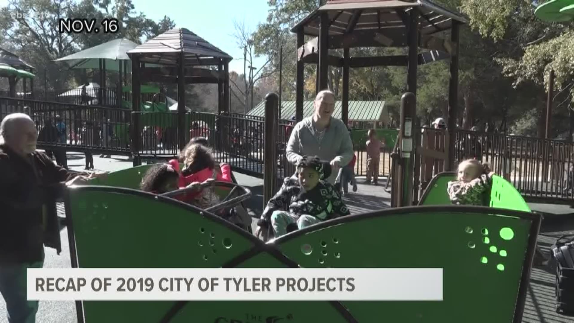 The city of Tyler had a number of projects completed in 2019, particularly for the city's park system.
