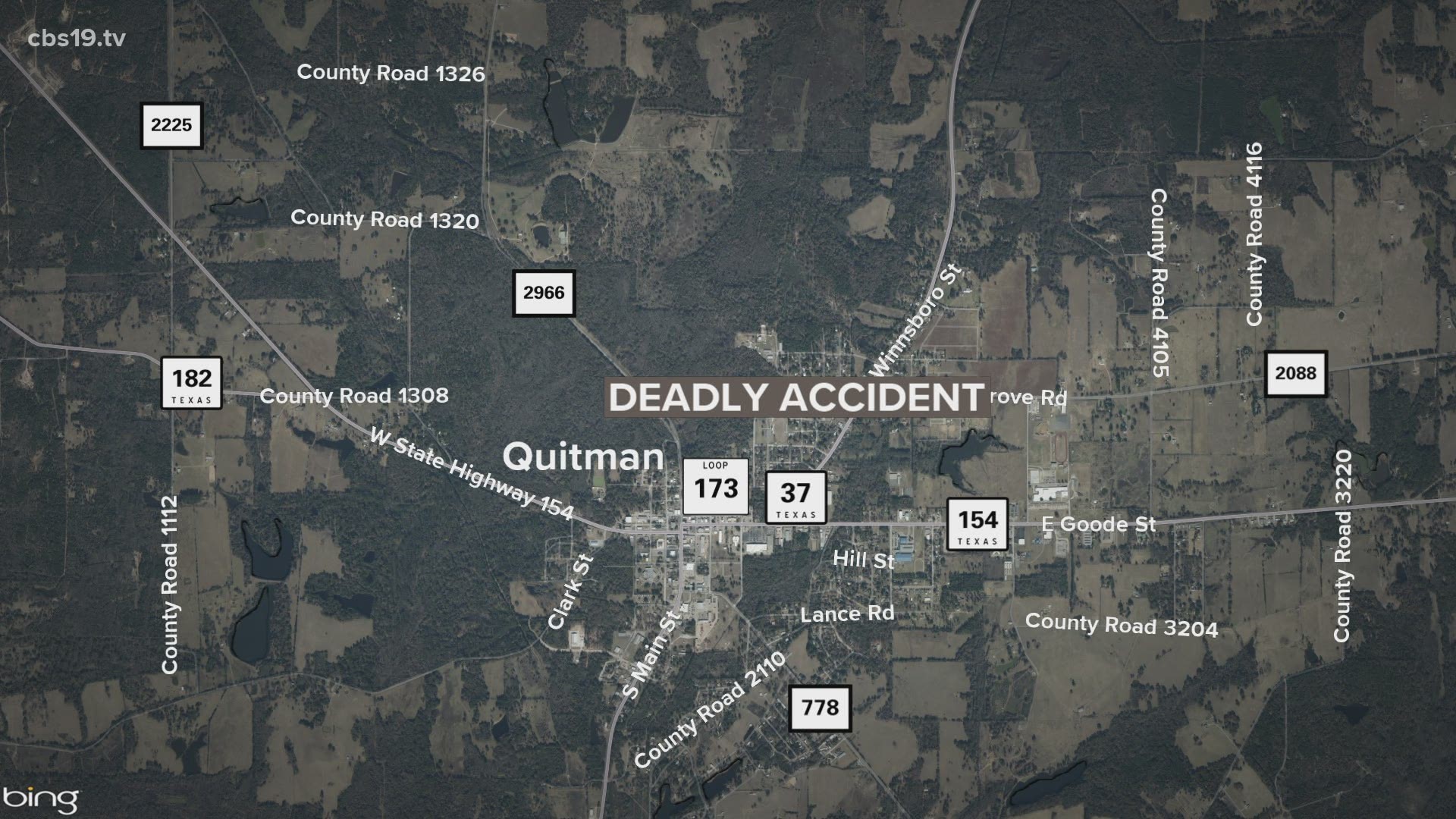 A Como resident is dead following a single-vehicle crash Monday morning in Wood County.