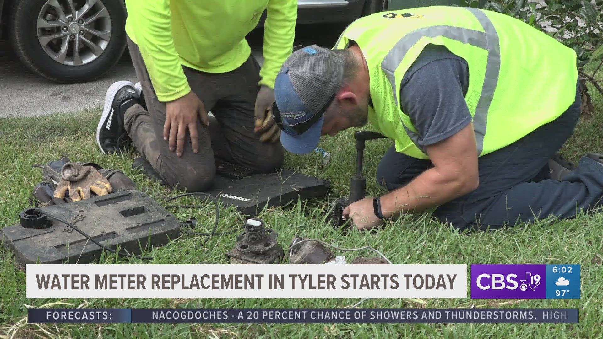 Crews with Tyler Water Utilities will be replacing water meters that are either malfunctioning or giving improper readings.