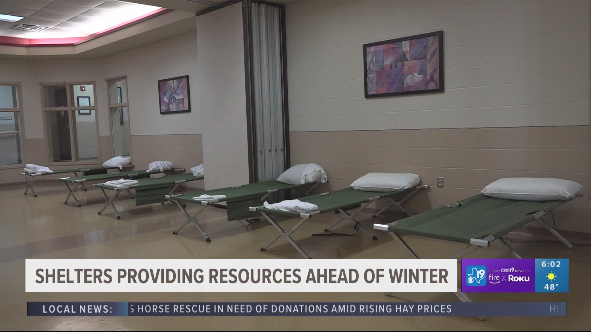 Our homeless neighbors are turning to area shelters for a place to stay warm.