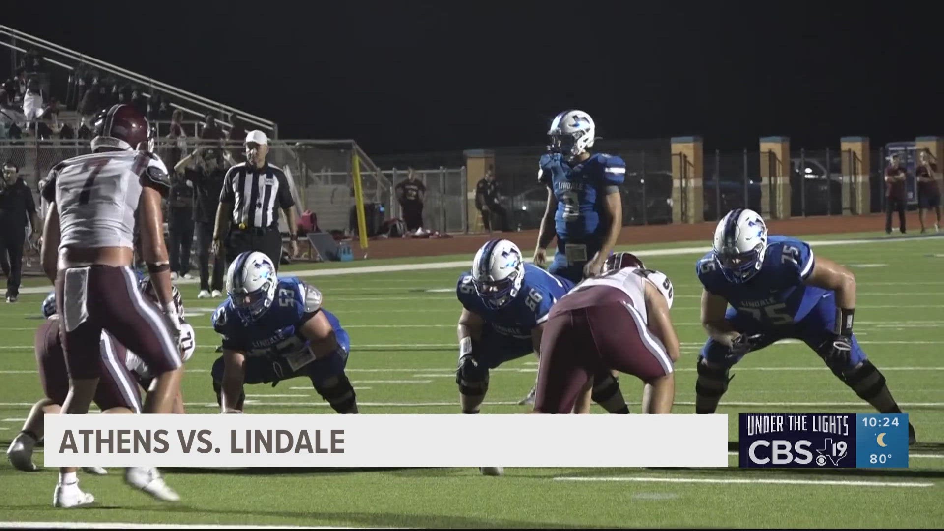 For more East Texas high school football action, visit https://www.cbs19.tv/under-the-lights.