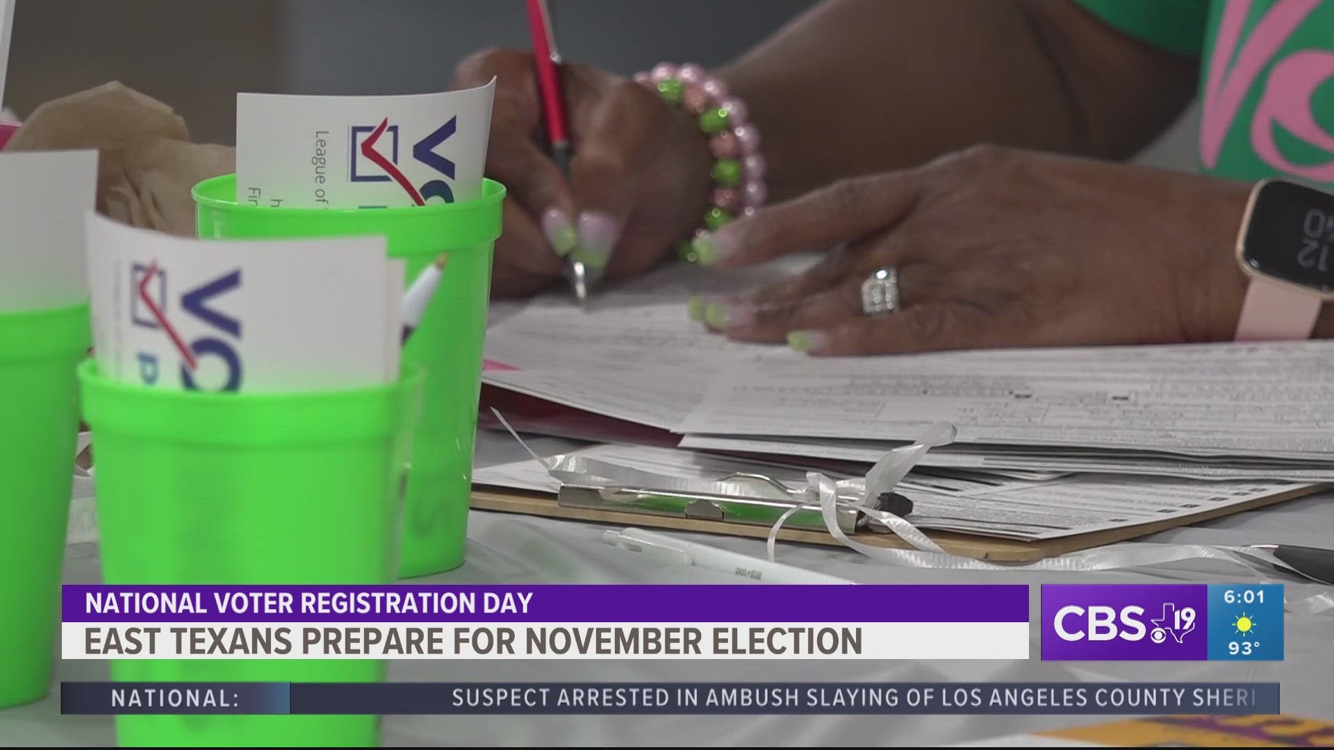 Organizations across East Texas spent the day raising awareness about the importance of voting.