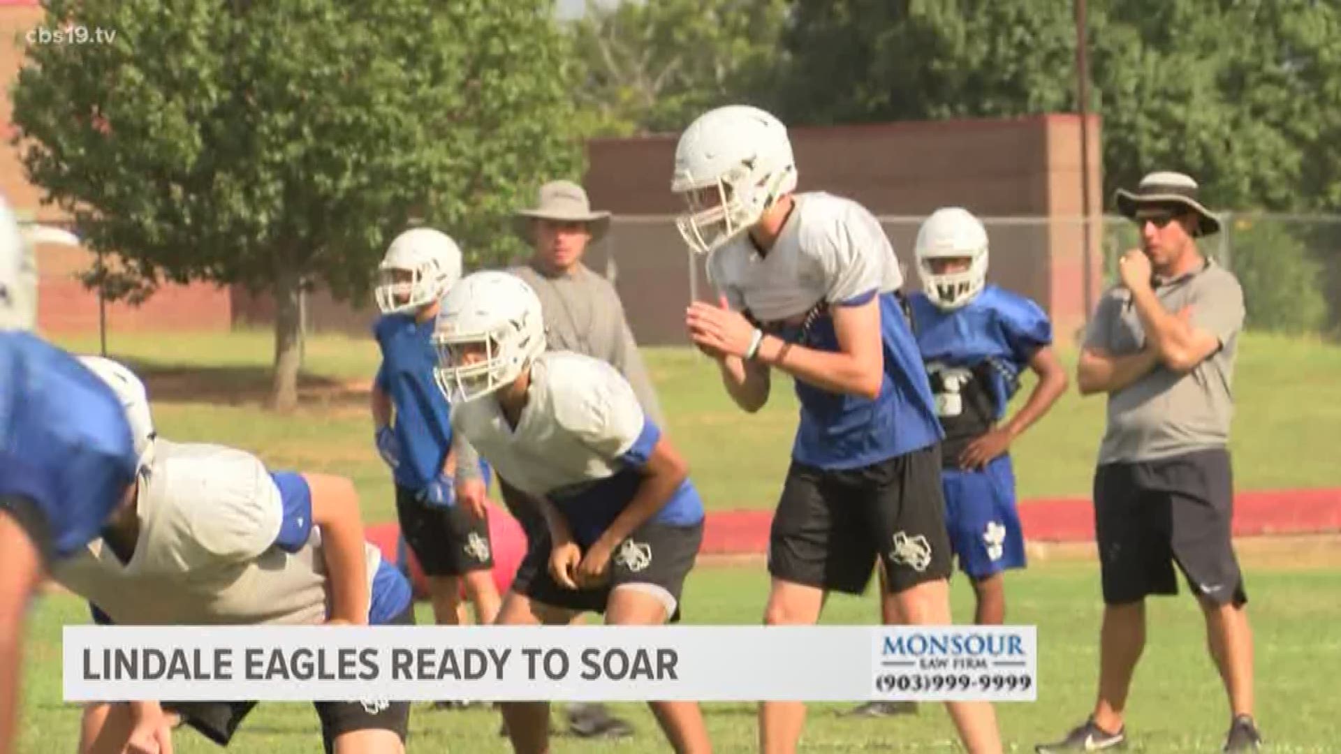 Lindale Football held day 4 of camp Thursday morning, and Head Coach Chris Cochran set the tempo from the get go of practice.