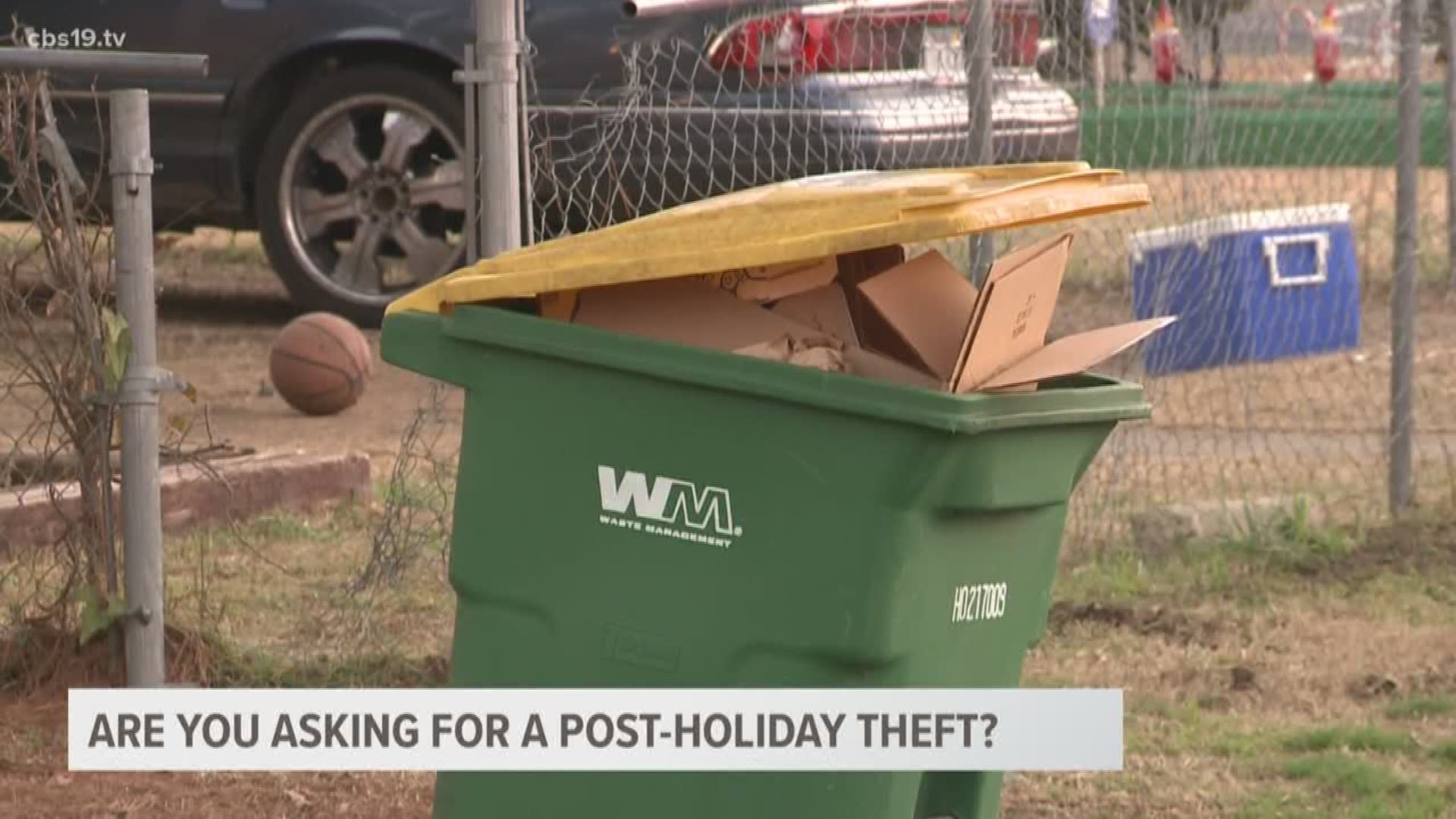 It's no surprise that thefts are high during the gift-giving season. That's something many of us are aware of, but what about after you've opened those gifts? CBS19's LaDyrian Cole shows us how you can avoid making your home a target for crooks.
