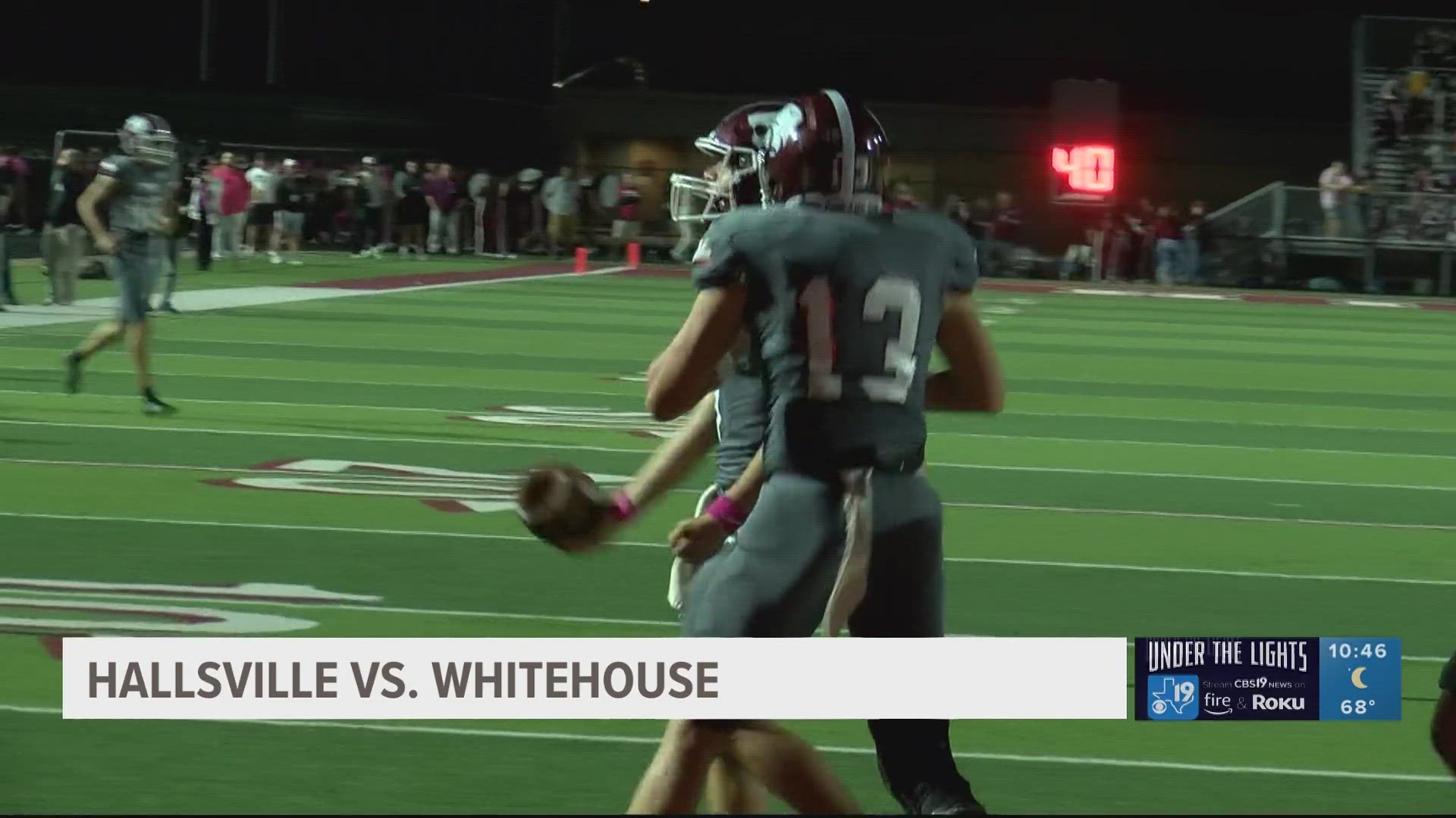 UNDER THE LIGHTS: Whitehouse runs over Hallsville 54-13