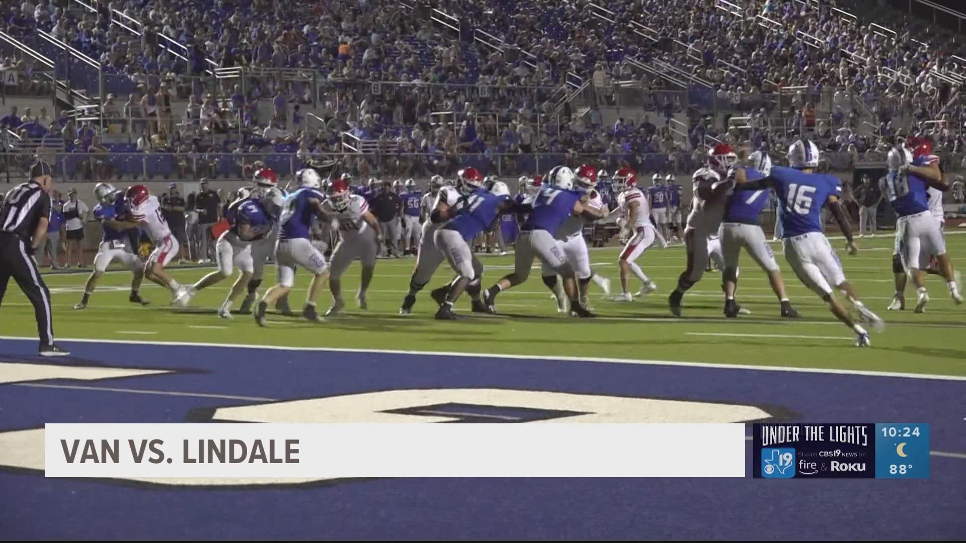 UNDER THE LIGHTS: Van vs. Lindale