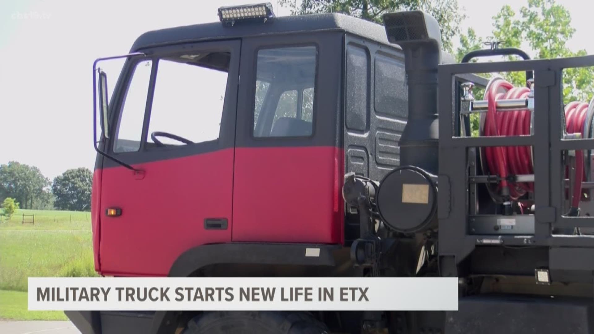 Military truck starts new life in ETX